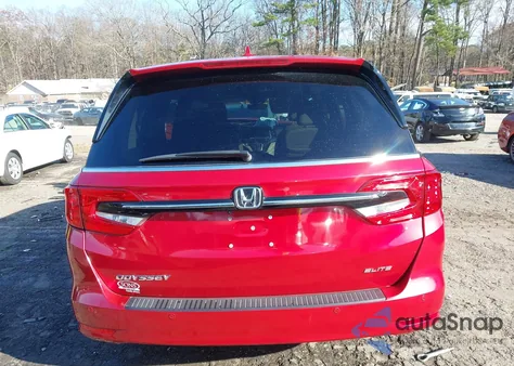 2023 Honda Odyssey Elite z USA, uszkodzony, nr VIN 5FNRL6H98PB015474